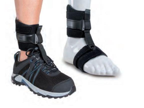 Rebound foot up with shoe and with foot wrap