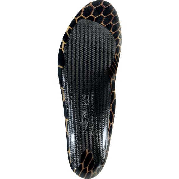 Carbon fibre insoles for cycling shoes