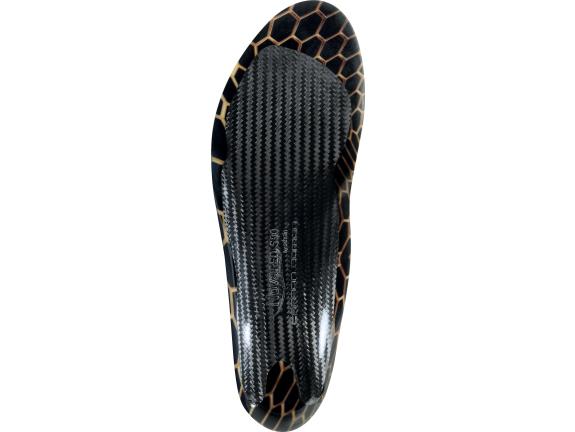 Carbon fibre insoles for cycling shoes