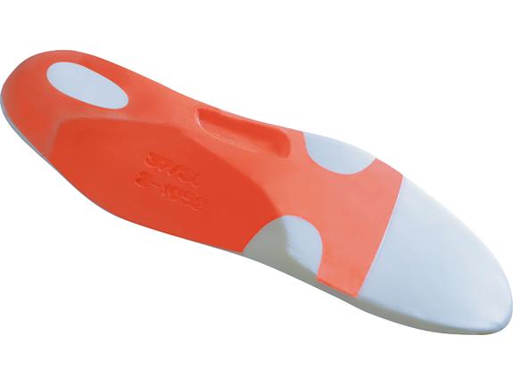 Cushioned insole for the cavus foot