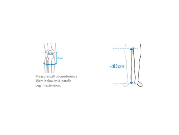 Measuring guide for Ossur Unloader X Short