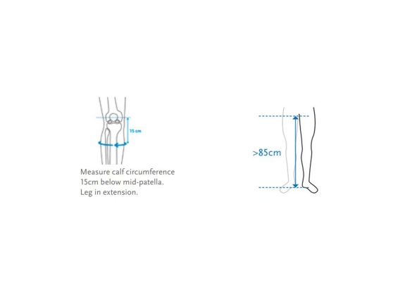 Measuring guide for Ossur Unloader X Standard